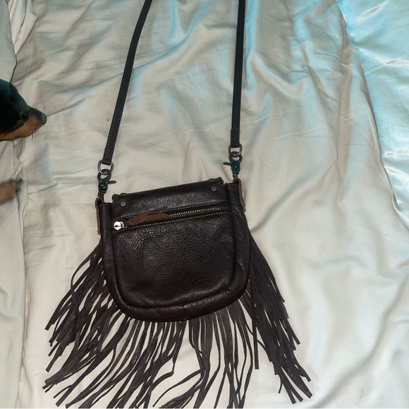 MONTANA WEST FRIDGE LEATHER PURSE LIGHTLY WORN - Picture 4 of 8